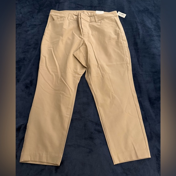Old Navy Size 20 High-Waisted Pixie Skinny Ankle Pants Mocha Taffy Nee With Tags - Picture 3 of 9